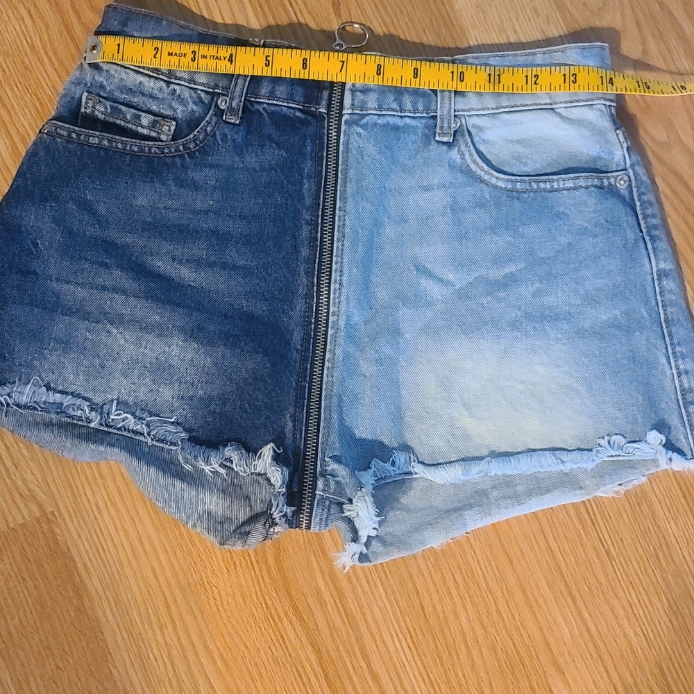 REVICE zipper pockets jeans shorts - Picture 6 of 15